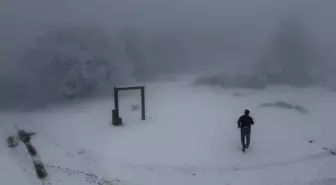 Tekirdağ'da yüksek kesimlerde sis etkili oldu