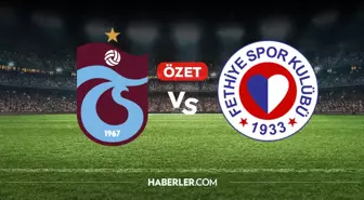 Trabzonspor Fethiyespor maç özeti ve golleri! (ÖZET) Trabzonspor Fethiyespor kaç kaç bitti, golleri kim attı?