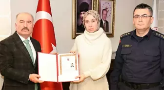 Vali Çalgan, silah kazasında hayatını kaybeden Üsteğmen Kablan'ın eşini kabul etti