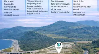 Yakakent Su Ürünleri İhtisas OSB'de arsa tahsisleri başladı