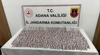 Adana'da 5 bin sentetik ecza ele geçirildi: 2 tutuklama