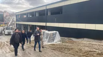 Başkan Kavaklıgil otopark inşaatında incelemelerde bulundu