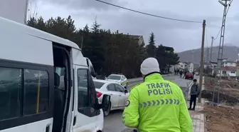 Baskil'de okul servis araçları denetlendi