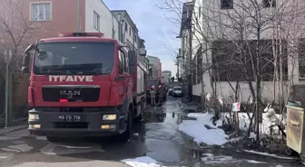 Bursa'da dekoratif yapı malzemeleri üretilen işletmedeki yangın söndürüldü