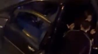Fatih'te kadını kolundan tutup zorla aracına bindirdi; mahalleli tepki gösterdi