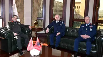 Genelkurmay Başkanı Bayraktaroğlu, Arnavutluk Hava Kuvvetleri Komutanı Dimo'yu kabul etti