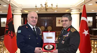 Genelkurmay Başkanı Orgeneral Bayraktaroğlu, Arnavutluk Hava Kuvvetleri Komutanı Dimo'yu kabul etti