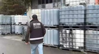 İstanbul'da yapılan operasyonlarda 242 ton kaçak akaryakıt ele geçirildi