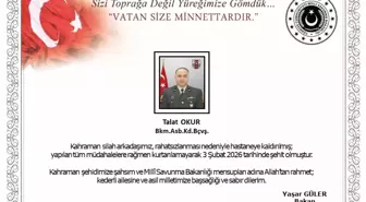 MSB: Hakkari'de rahatsızlanan astsubay hastanede şehit oldu