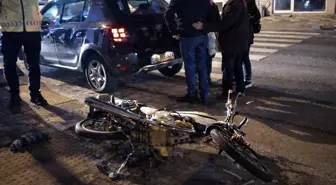 Muratlı'da motosiklet kazası: 1 yaralı