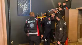 Siirt'te havalandırma boşluğuna düşen kadın yaralandı