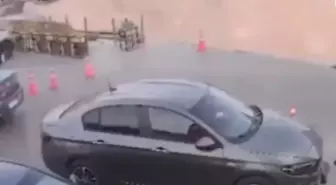 Zemin çökmesi sonucu benzin istasyonu yerin altına gömüldü