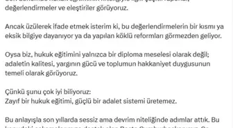Adalet Bakanı Tunç: Hukuk Eğitimi İçin Tarihi Reformlar Gerçekleştirildi