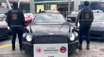Gümrükten usulsüz geçirilen 65 lüks araca el konuldu: 22 gözaltı