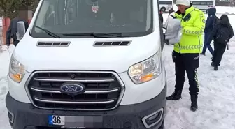 Kars'ta okul servislerine sıkı denetim