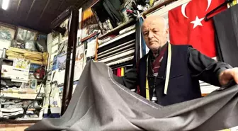 Mesleğinde yarım asrı geride bırakan terzi tarihi kentte zamana direniyor