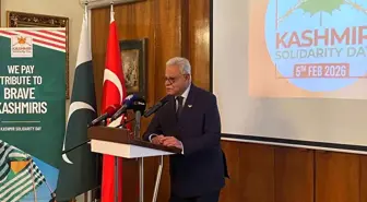 Pakistan Büyükelçiliği'nde 'Keşmir Dayanışma Günü' programı
