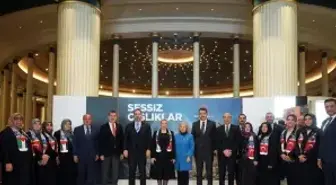 Şehit yakınları, Gazze için 'Sessiz Çığlıklar Filografi Sergisi' düzenledi