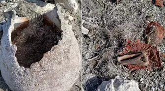 Su çekildi, küplerden insan kemikleri fışkırdı