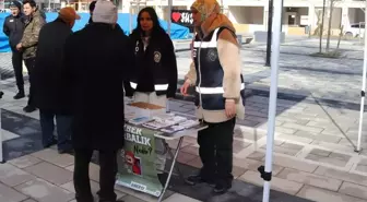 Suşehri İlçe Emniyet Müdürlüğü ekiplerinden dolandırıcılık olaylarına karşı bilgilendirme