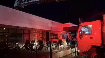 TEM'deki dinlenme tesisinde korkutan yangın