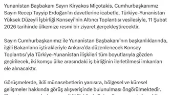 Yunanistan Başbakanı Miçotakis 11 Şubat'ta Türkiye'yi Ziyaret Edecek
