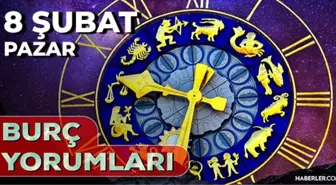 8 Şubat Burç Yorumları! 2026 günlük burç yorumları AŞK, EVLİLİK, KARİYER Boğa, Aslan, Balık, Yay burcu yorumu