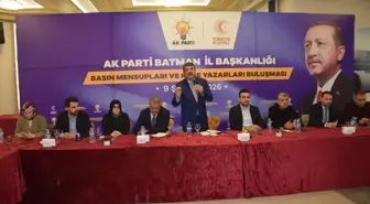 AK Parti Batman Milletvekili Nasıroğlu ve İl Başkanı Şansi gazetecilerle bir araya geldi
