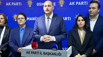 AK Parti Genel Başkan Yardımcısı Büyükgümüş, Osmaniye'de konuştu Açıklaması