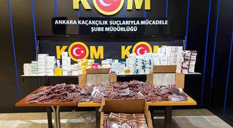 Ankara'da özel reçeteye tabi ilaçları kanuna aykırı yöntemlerle toplayıp satmaya hazırlanan 2 şüpheli tutuklandı