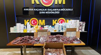 Ankara'daki kaçak ilaç operasyonunda 2 şüpheli tutuklandı