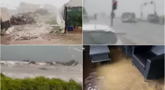 Antalya'da sağanak hayatı olumsuz etkiledi