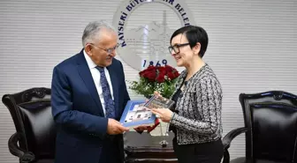 Avusturya'nın Ankara Büyükelçisi Gabriele Juen, Başkan Büyükkılıç'ı ziyaret etti