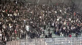 Beşiktaş tribünü karıştı, 15 taraftara adli işlem yapıldı