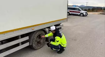 Bilecik'te kış lastiği uygulaması denetimi yapıldı