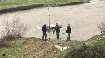 Bolu'da çaya düşen otomobil 500 metre sürüklendi