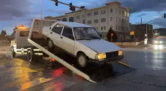 Burdur'da otomobilin çarptığı yaya yaralandı