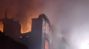 Bursa'da evde çıkan yangın hasara neden oldu