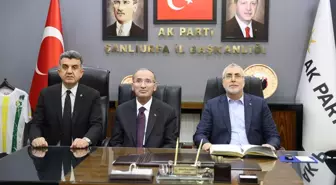 Çalışma ve Sosyal Güvenlik Bakanı Işıkhan, AK Parti Şanlıurfa İl Başkanlığını ziyaret etti
