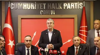 CHP Grup Başkanvekili Günaydın, Çorum'da konuştu Açıklaması