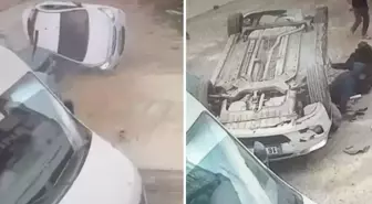 Çocuk sürücünün kullandığı otomobil, 3 araca çarpıp takla attı! Çok sayıda yaralı var