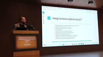 Çorum'da muhtarlara yönelik bağımlılıkla mücadele eğitimi düzenlendi