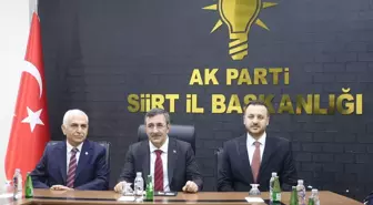 Cumhurbaşkanı Yardımcısı Yılmaz, Siirt Valiliğini ziyaret etti