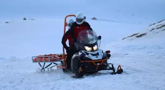 Davraz Kayak Merkezi'nde JAK timleri görev başında