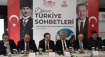 Düzce'de 'Türkiye Sohbetleri' toplantısı düzenlendi