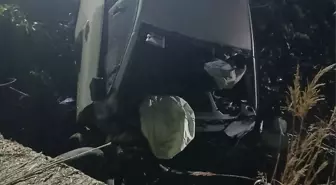 Edirne'de şarampole devrilen otomobildeki 2 kişi öldü