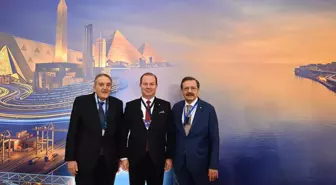 Edirne Ticaret Borsası Başkanı Özay Öztürk, Türkiye-Mısır Oda ve Borsalar İş Forumu'na katıldı