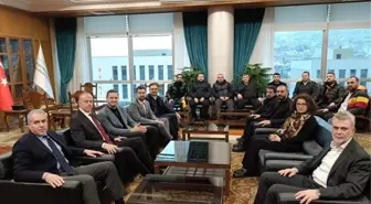 Galatasaraylı yöneticiler deprem bölgesini ziyaret etti