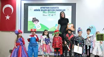 Gaziosmanpaşalı çocuklar atıkları sanata dönüştürdü