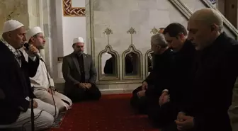 Habib-i Neccar Camisi'nde 6 Şubat depremlerinin üçüncü yılında hatim duası yapıldı